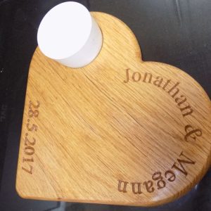 Wedding Board heart shape